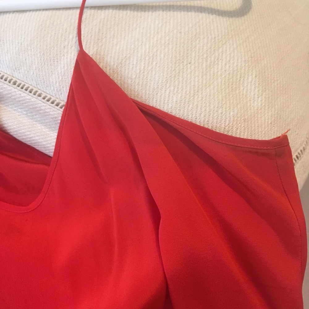 Red silk tank Tibi - Picture 4 of 5